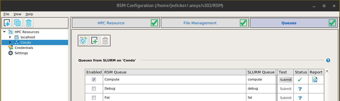 Successful Submit job test